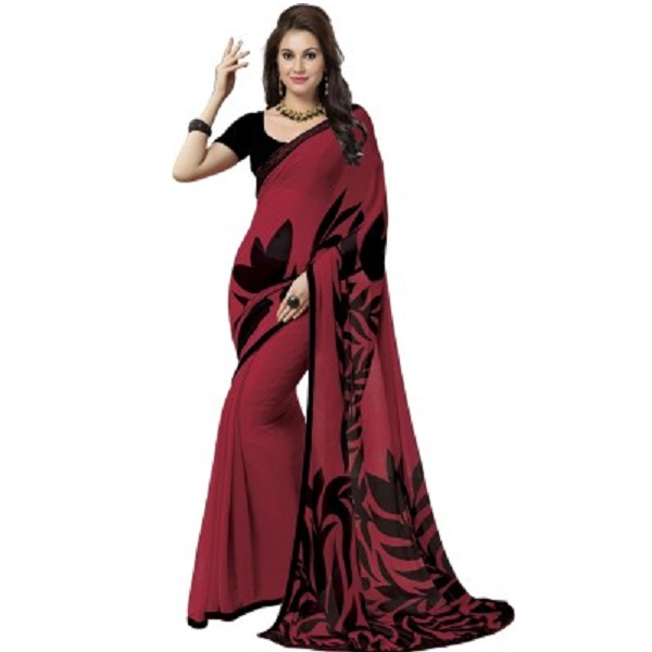Ishin Printed Fashion Georgette Sari