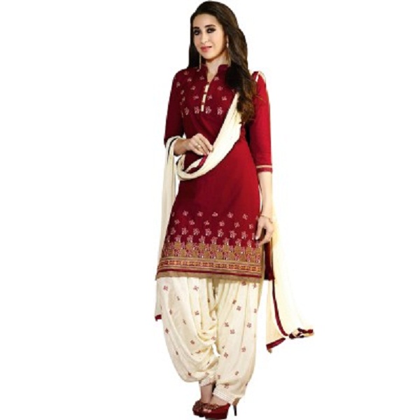 Hitansh Cotton Embroidered Salwar Suit Dupatta Material