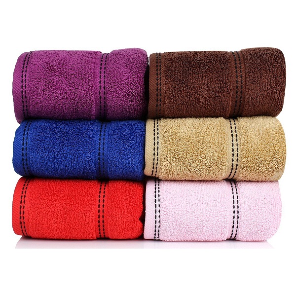 Cloth Fusion Pure Cotton Hand Towel Set of 6 Pcs