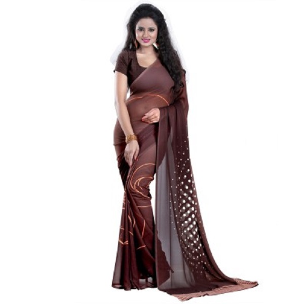 Heena Printed Bollywood Georgette Sari