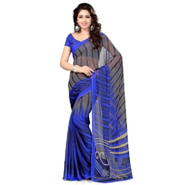 Vaamsi Printed Daily Wear Chiffon Sari