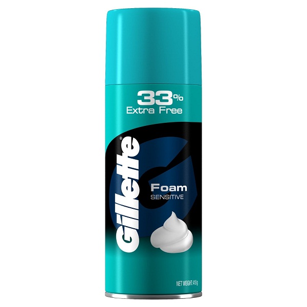 Gillette Classic Sensitive Skin Pre Shave Foam 418g