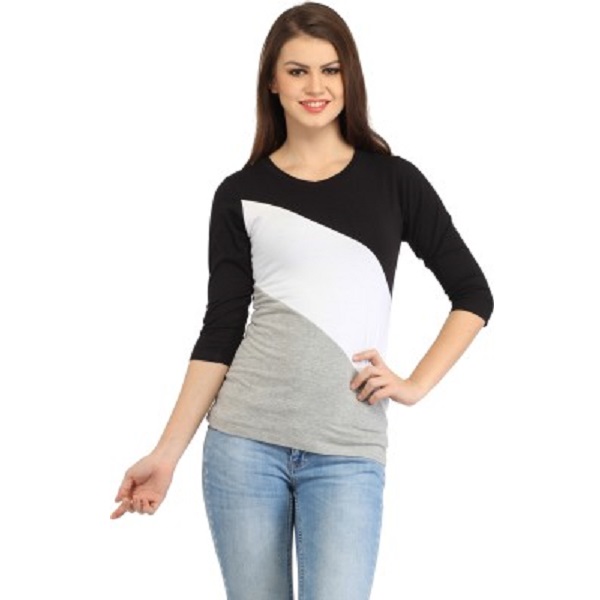 Cation Casual Womens Multicolor Top
