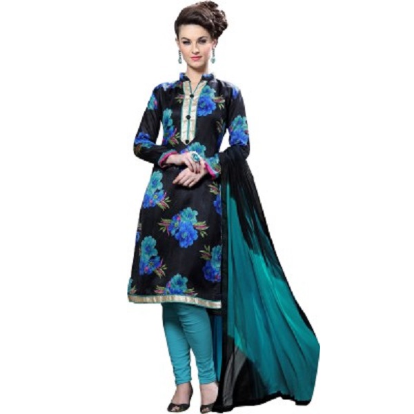 Hitansh Silk Printed Salwar Suit Dupatta Material