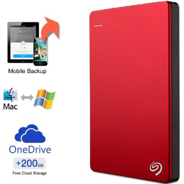 Seagate Backup Plus Slim 2 TB Wired External Hard Disk Drive