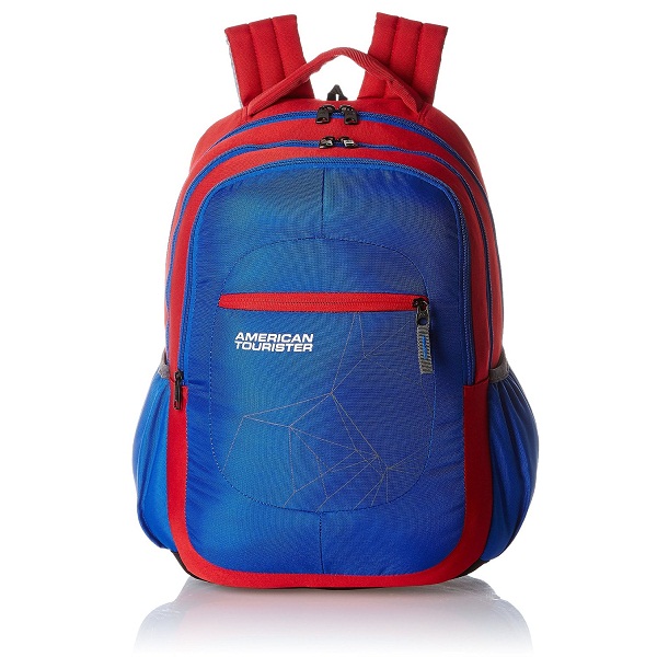 American Tourister Ebony Red Casual Backpack
