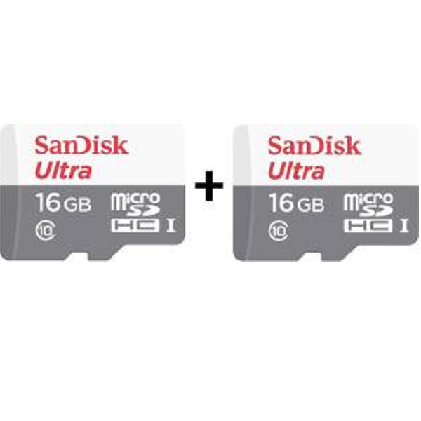 SanDisk Ultra 16GB Memory Card Set Of 2