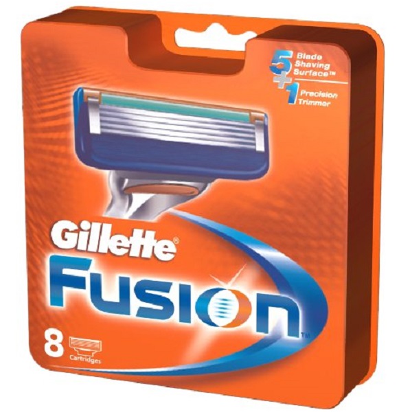 Gillette Fusion Manual Blades 8 Cartridges
