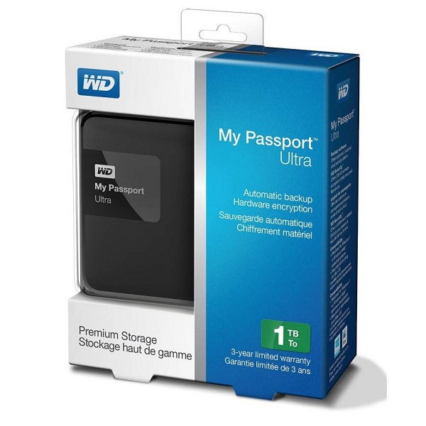 WD My Passport Ultra 1 TB Wired External Hard Disk Drive