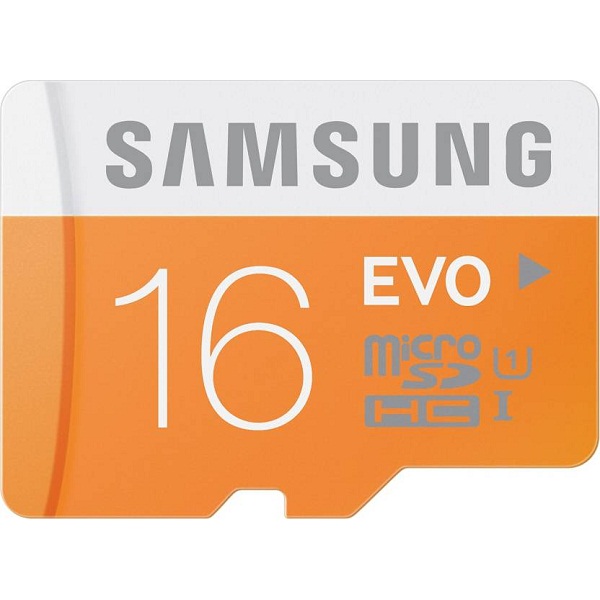 SAMSUNG Evo 16 GB MicroSDHC Memory Card