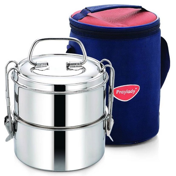 Praylady Hot Cold 2 Containers Lunch Box