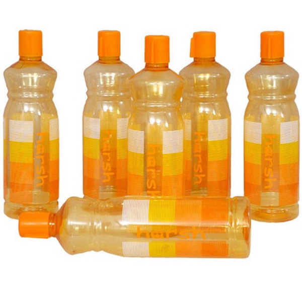 Set of 6 Harsh Pet Fridge Series 1000 ml Water Bottles