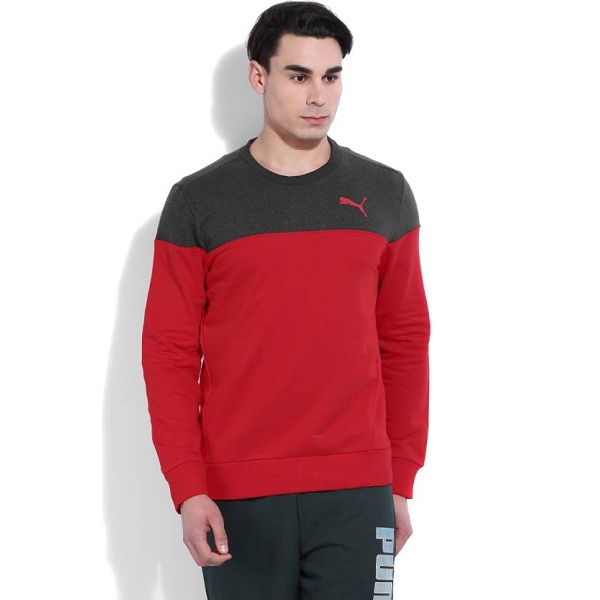 Puma Full Sleeve Solid Mens Sweatshirt
