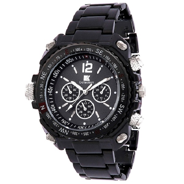 IIK Collection Analogue Round Black Dial MENS Watch