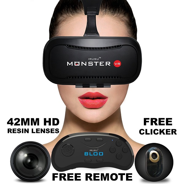 IRUSU MONSTER VR with Bluetooth Remote