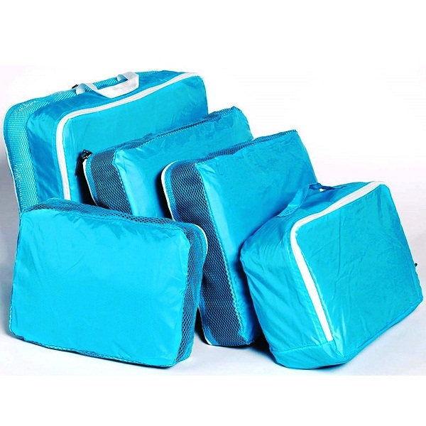 PackNBUY BLUE 5 Bags in Bag Travel Luggage Combo Set