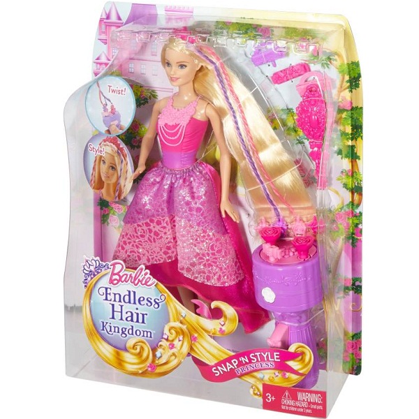 Barbie Endless Hair Kingdom Snap n Style Princess