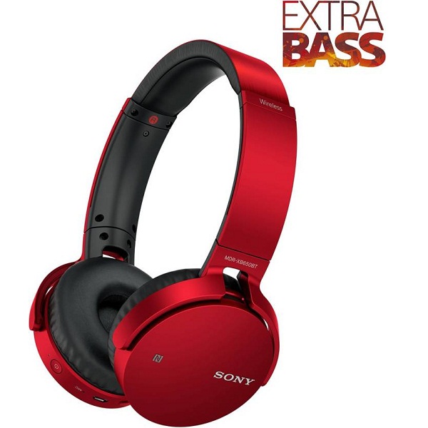 Sony MDR XB650BT RZE Extra Bass Wireless Bluetooth Headset With Mic
