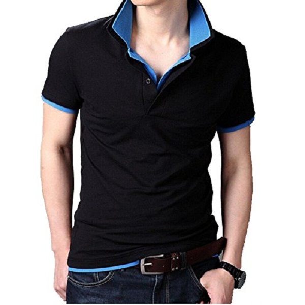 Fanideaz Branded Mens Double Collar Premium Polo T Shirt