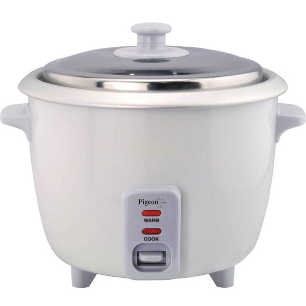 Pigeon Favourite Electric Rice Cooker with Steaming Feature