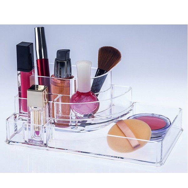 Bulfyss Premium Acrylic 8 Sections Cosmetics Organiser