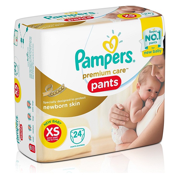 Pampers Extra Small Size Premium New Born Care Diaper Pants
