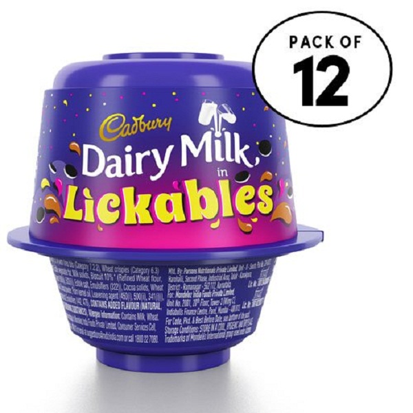 Pack of 12 Cadbury Dairy Milk Lickables