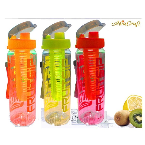 AsiaCraft Fruit Infuser Water Bottle Set Of 3