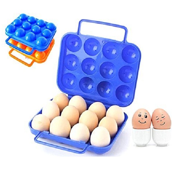 WAVE SHOP Plastic Egg Carry Holder Carrier Storage Box