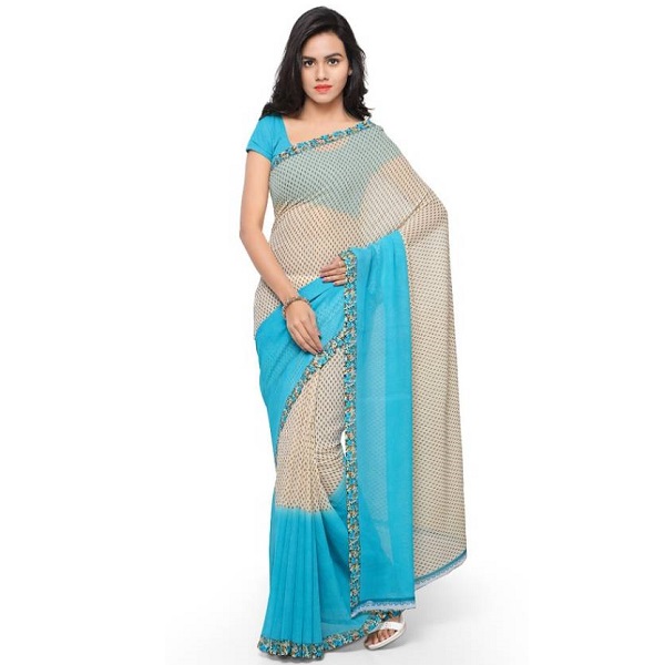 Anand Sarees Printed Daily Wear Georgette Saree