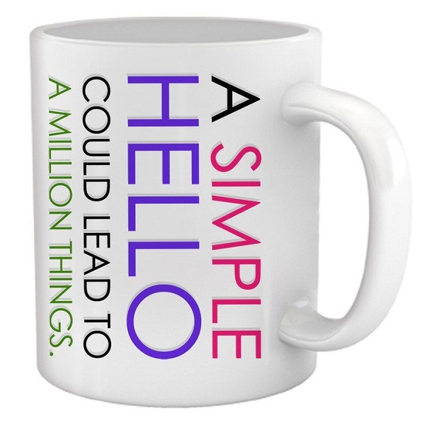 A Simple Hello Gifts For Friend Coffee Mug