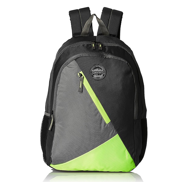 Gear 28 Ltrs Grey and Green Casual Backpack 