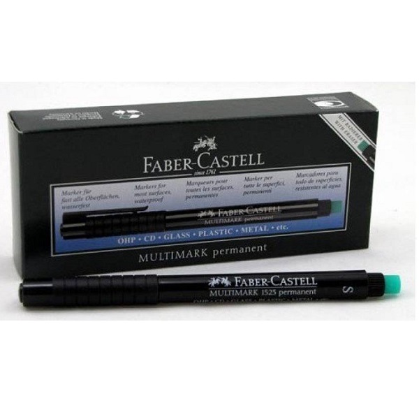 Faber Castell Set of 10 Multimark S Permanent Permanent Marker
