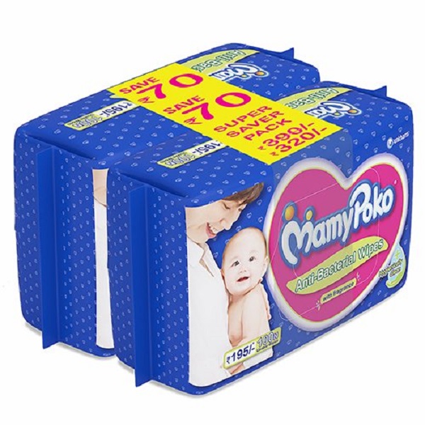Mamy Poko AntiBacterial Wipes With Fragrance