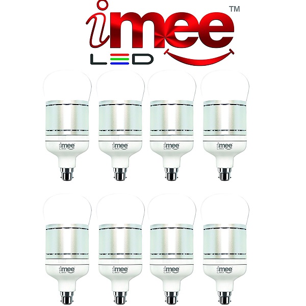 iMee 45 Watts LED Unbreakable Rocket Lamp Pack of 8