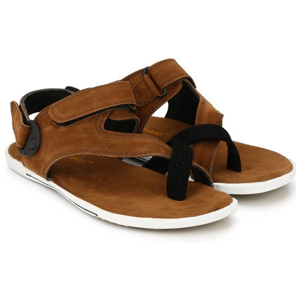 Shoegaro Men Tan Sandals