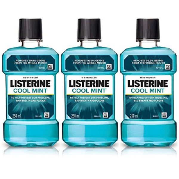 Listerine Cool Mint Mouthwash 250ml Buy 2 Get 1 Free