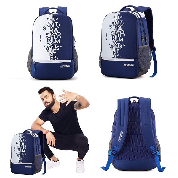 American Tourister 32 Ltrs Blue Casual Backpack