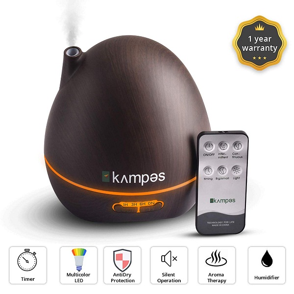 Kampes Aroma Diffuser and Humidifier 300ml