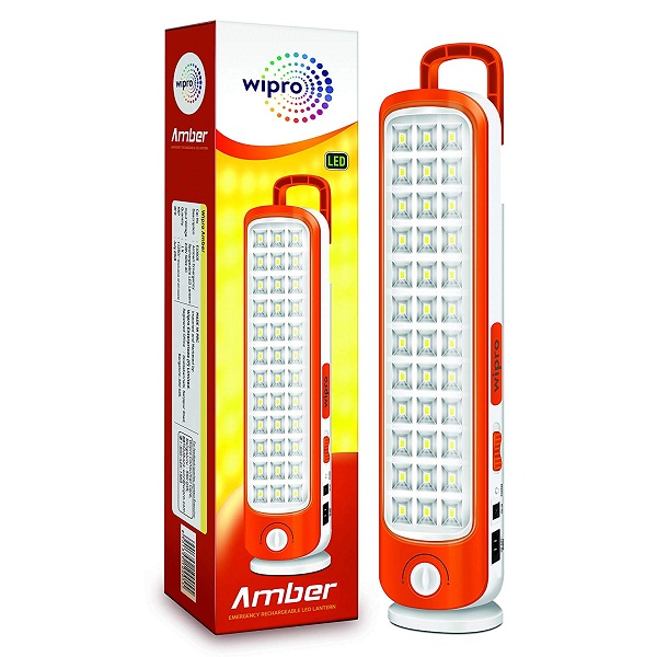 Wipro Amber Rechargeable Emergency LED Lantern