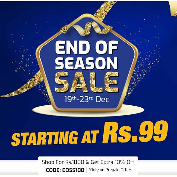 End of Season sale 10Lakh Products