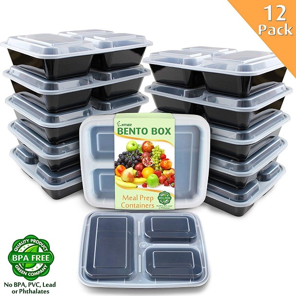 Food Storage Meal Prep Containers 12 Pack