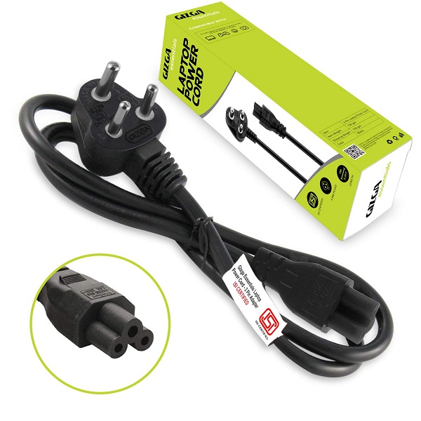 Gizga Essentials Laptop Power Cable Cord