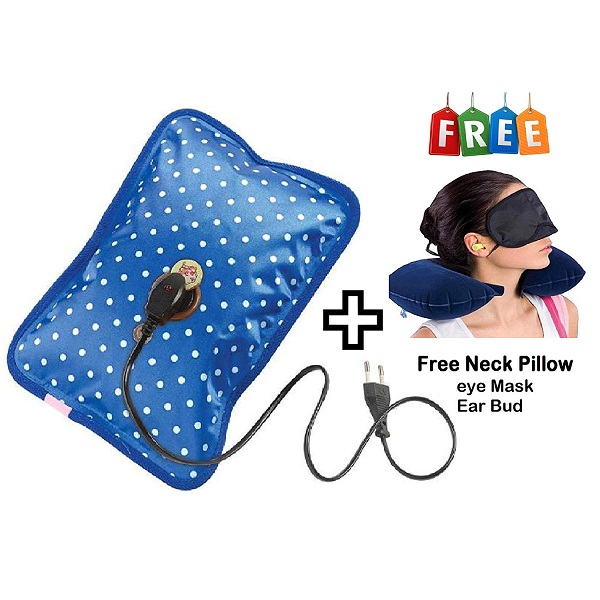 FAMEWORLD Electric Hot Bag Heating Pad with Neck Pillow