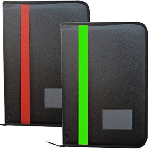 GreatDio Document Folder with Zip Pack of 2