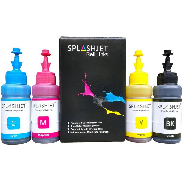 Splashjet Multi Color Ink Bottle Set For Printer