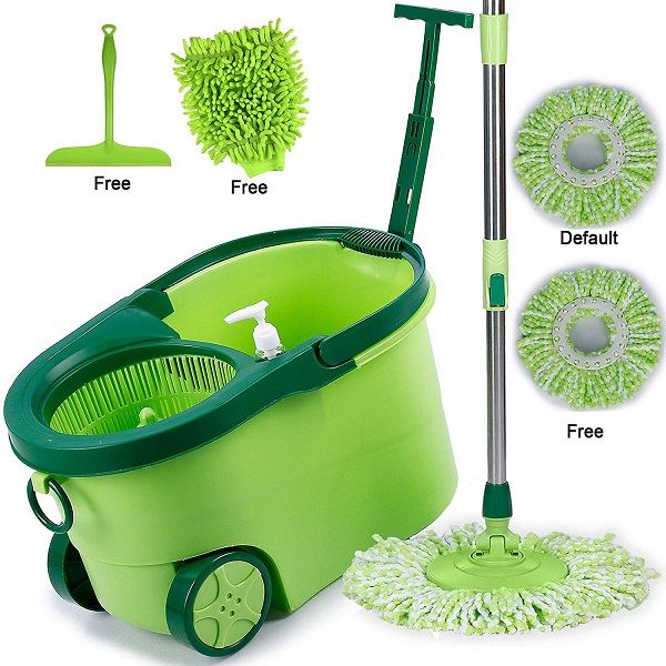 Smile Mom Magic Spin Mop with Bucket Set