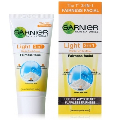 Garnier Light 3 in 1 Fairness Facial 100 g