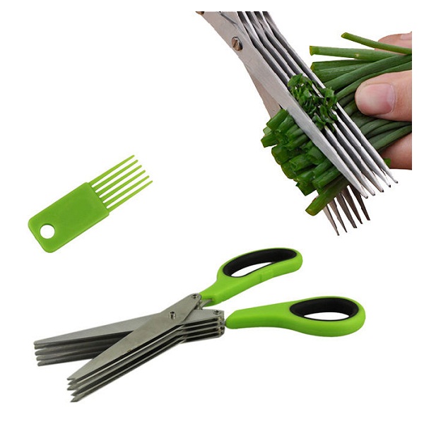 Gadget-Bucket Vegetable Scissor