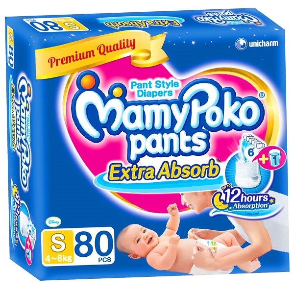 Mamy Poko Pants S 80Pcs